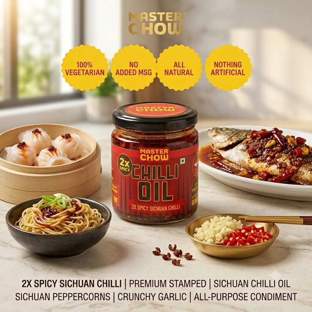 MasterChow 2X Spicy Sichuan Chilli Oil 170g