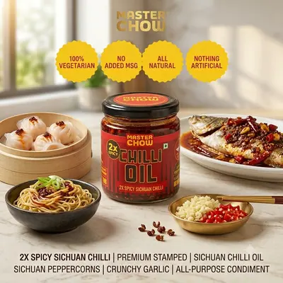 MasterChow 2X Spicy Sichuan Chilli Oil 170g
