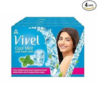 Amazon | Vivel Cool Mint Soap (Pack Of 4)