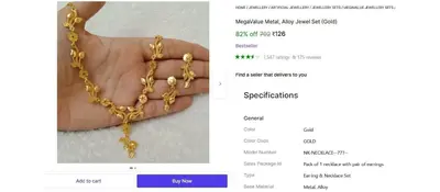 Alloys Jewel Set @ ₹126