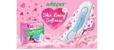 Whisper Sanitary XL 50 Pads @ ₹318.