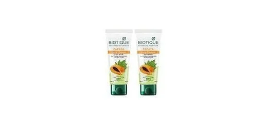 Biotique Papaya Revitalizing Tan-Removal Face Wash (2x100ml)
