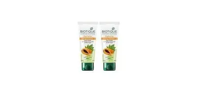 Biotique Papaya Revitalizing Tan-Removal Face Wash (2x100ml)