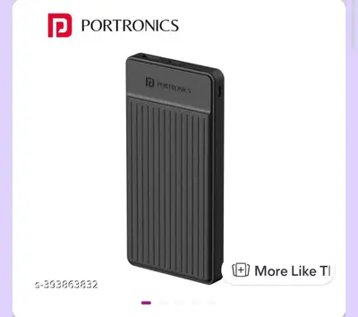 Portronics Luxcell B12 10,000mAh 12W Power Bank, Ultr...