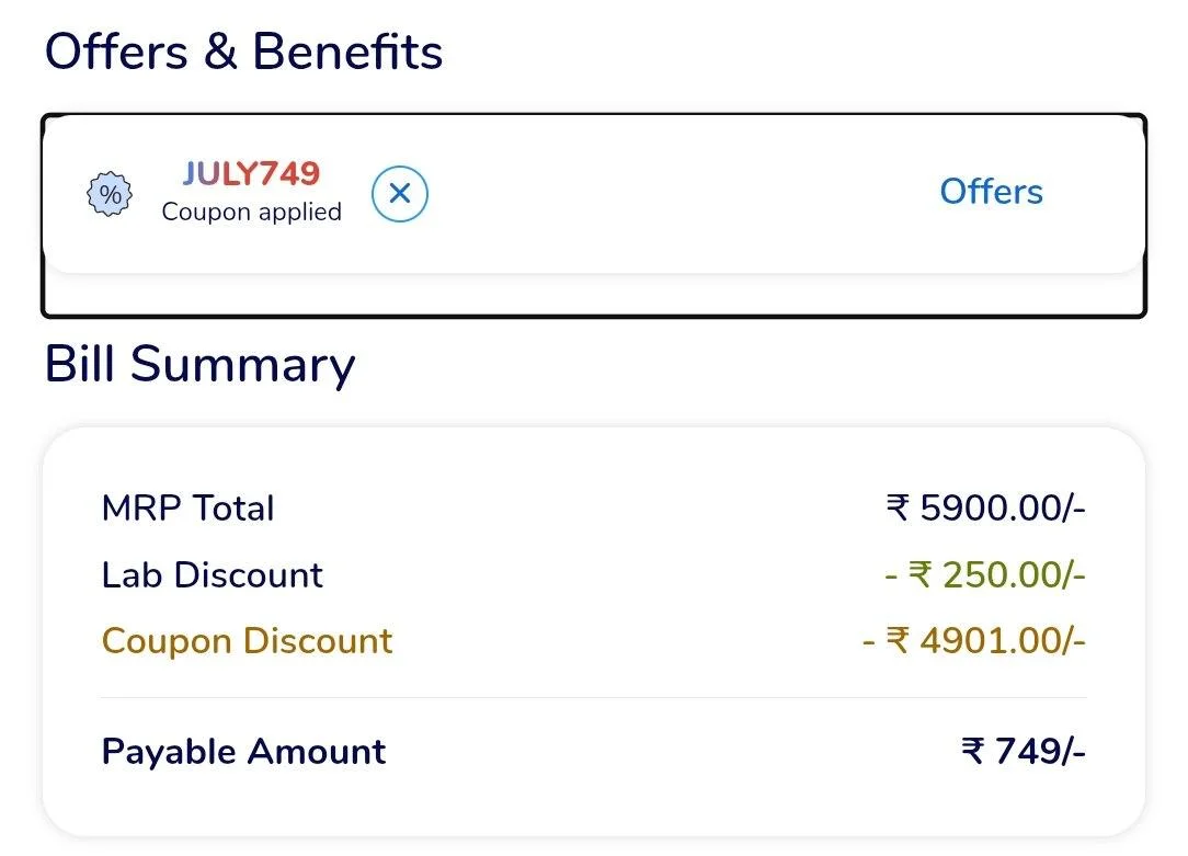 MediBuddy Loot : Flat ₹5151 Off on Full Body Health Check-Up + Vitamin Tests