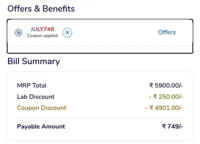 MediBuddy Loot : Flat ₹5151 Off on Full Body Health Check-Up + Vitamin Tests