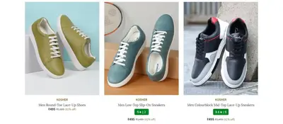 AJIO Loot : Upto 95% Off On Footwears.