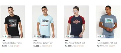 Upto 82% Off : Lee Mens Clothing.