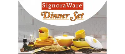 Signoraware Dinner Set Of 23 Pcs @ ₹962.