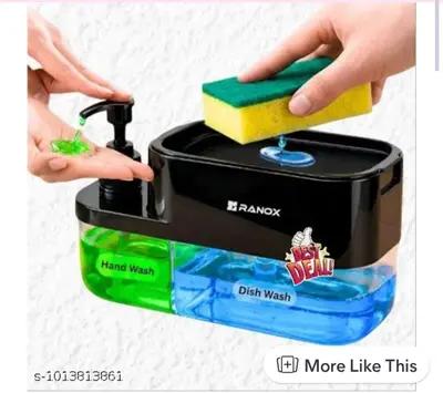 Meesho 3 in 1 Soap Pump Dispenser for Dishwash & Liquid