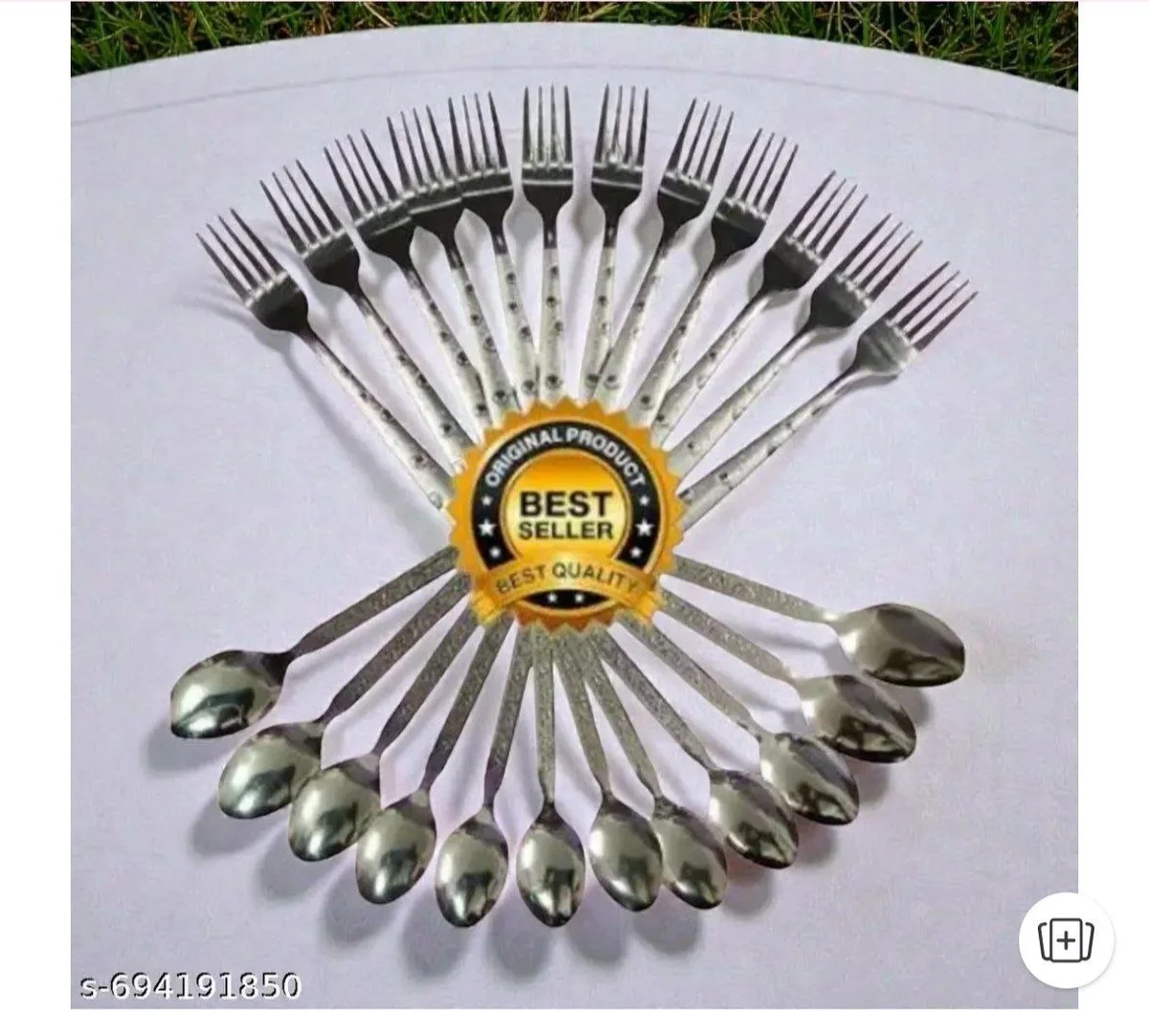 24-Piece Stainless Steel Cutlery Set