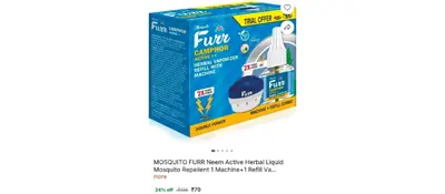 LOOT ₹79 MOSQUITO 1 Machine+1 Refill Vaporiser Combo Vaporiser