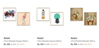 Myntra | Buy Kotart wall art starting at Rs 335/-