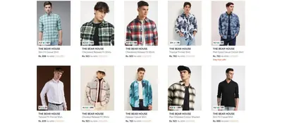 Myntra : Upto 75% Off On The Bear House Clothing.