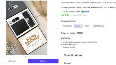 B'Day Gift Box @ ₹434