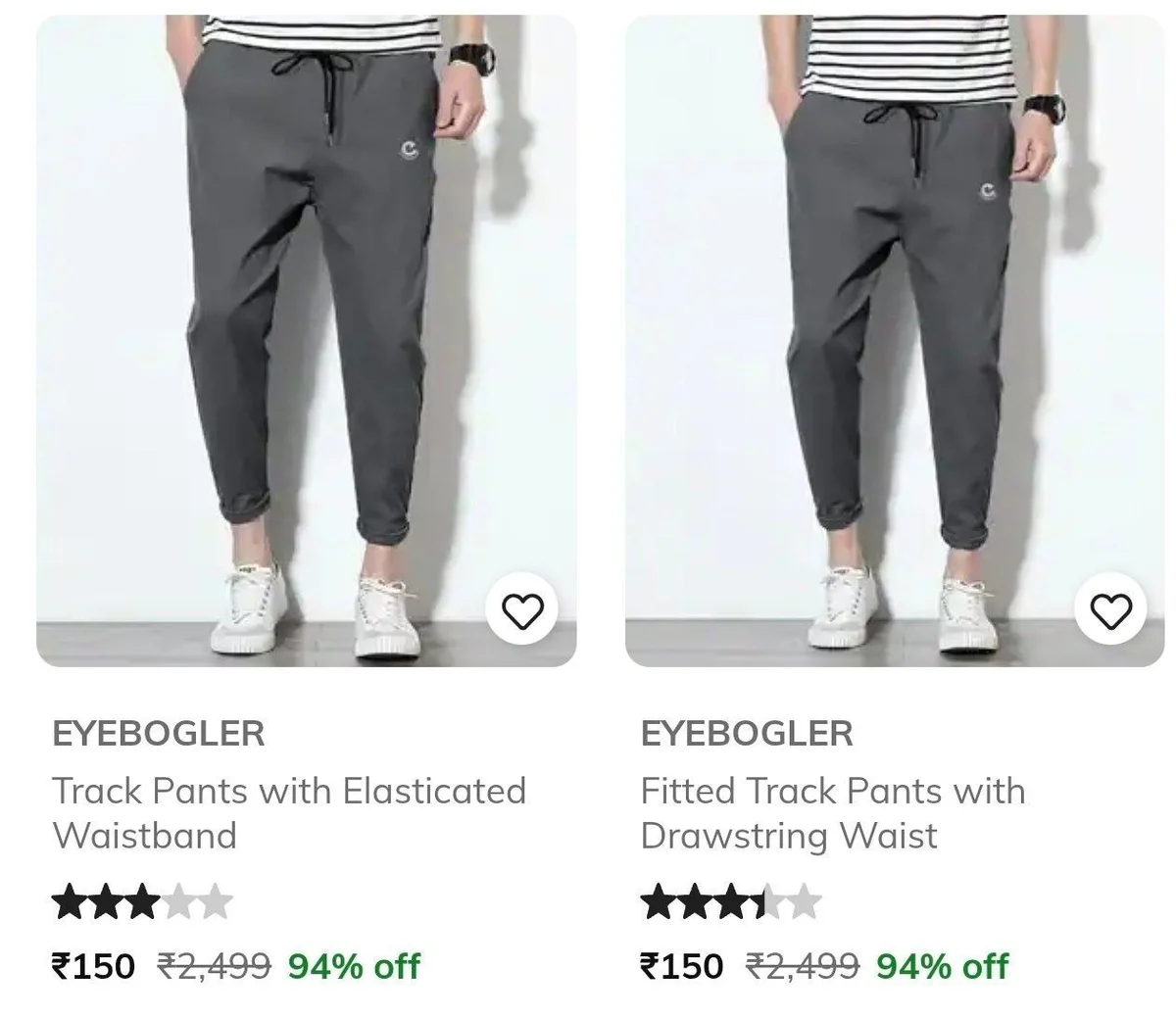 Ajio | Trackpants Starts .