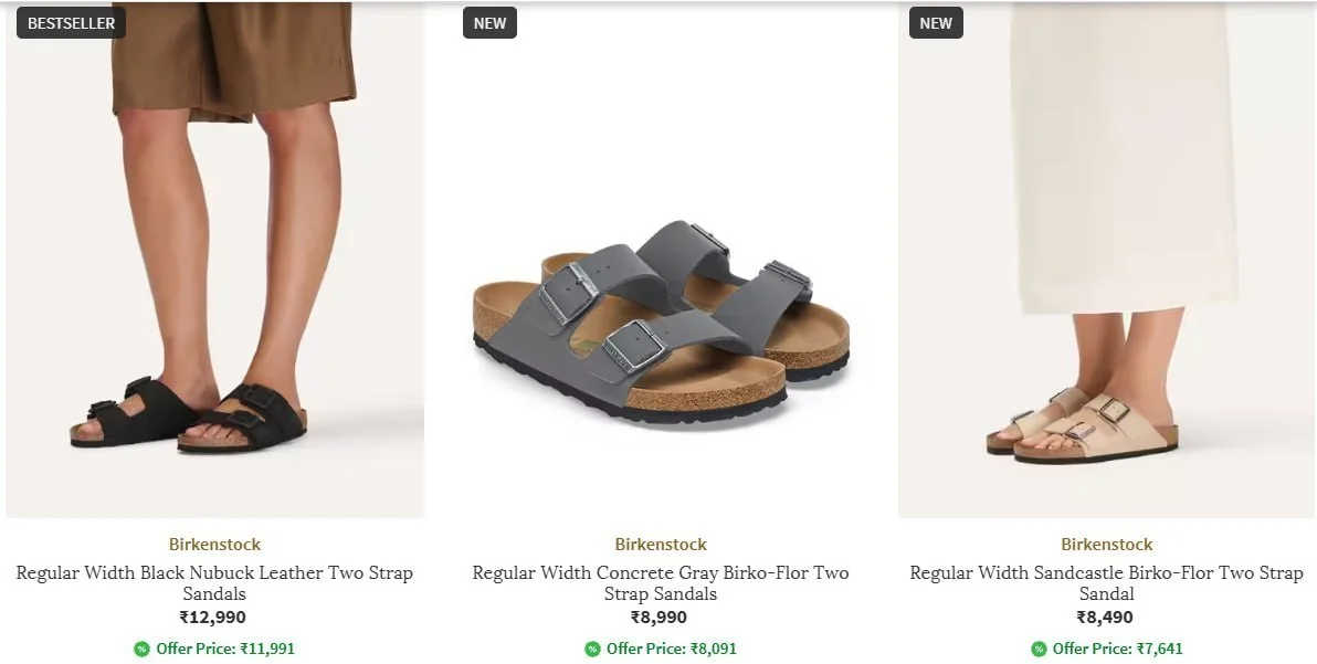 Ajio | Upto 60% Off On Shop Birkenstock's Latest Collection