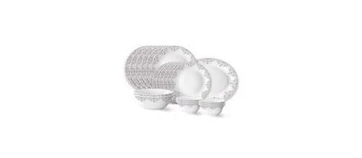 Larah By Borosil Dinner Set Of 21 Pcs