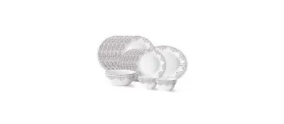 Larah By Borosil Dinner Set Of 21 Pcs