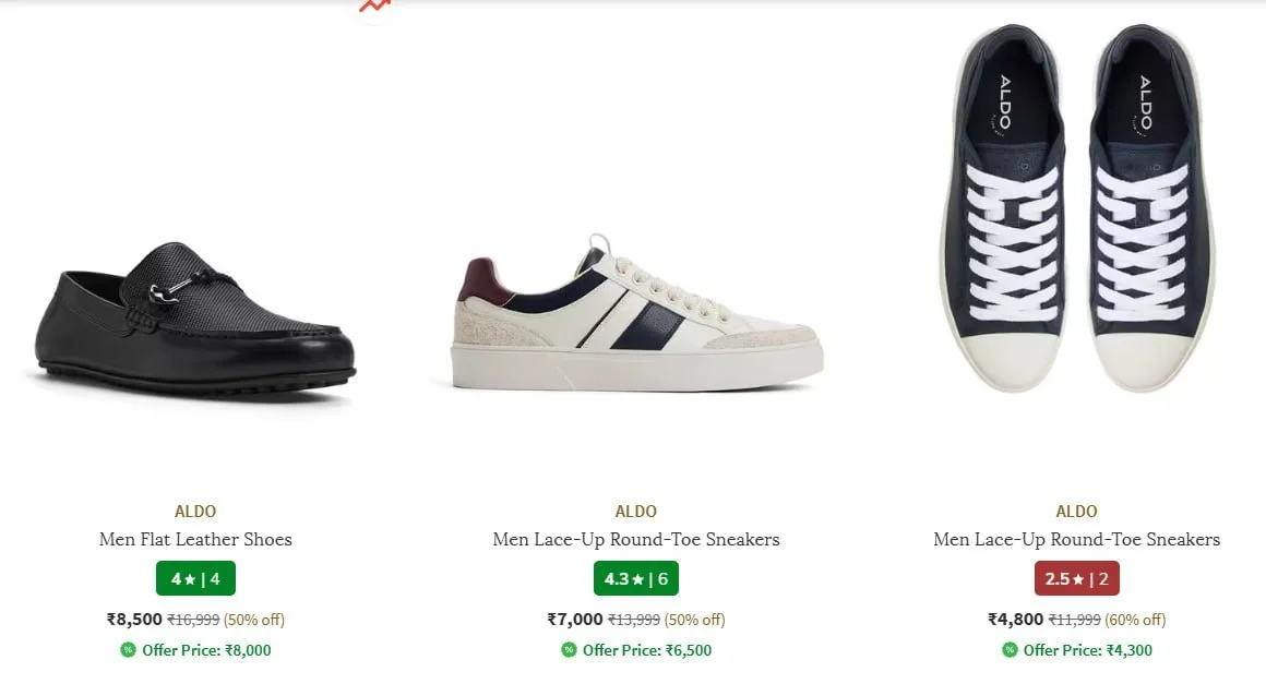 Ajio | ALDO 50% Off