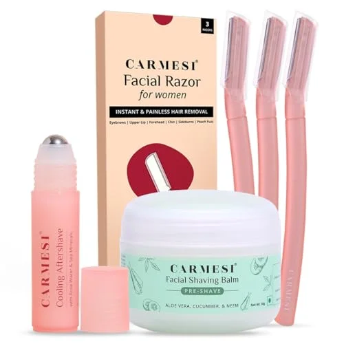 Carmesi All-in-One Face Shaving Kit for Women