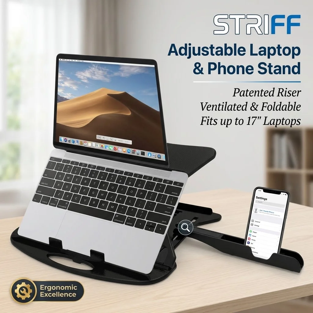 STRIFF Adjustable Portable Laptop Stand